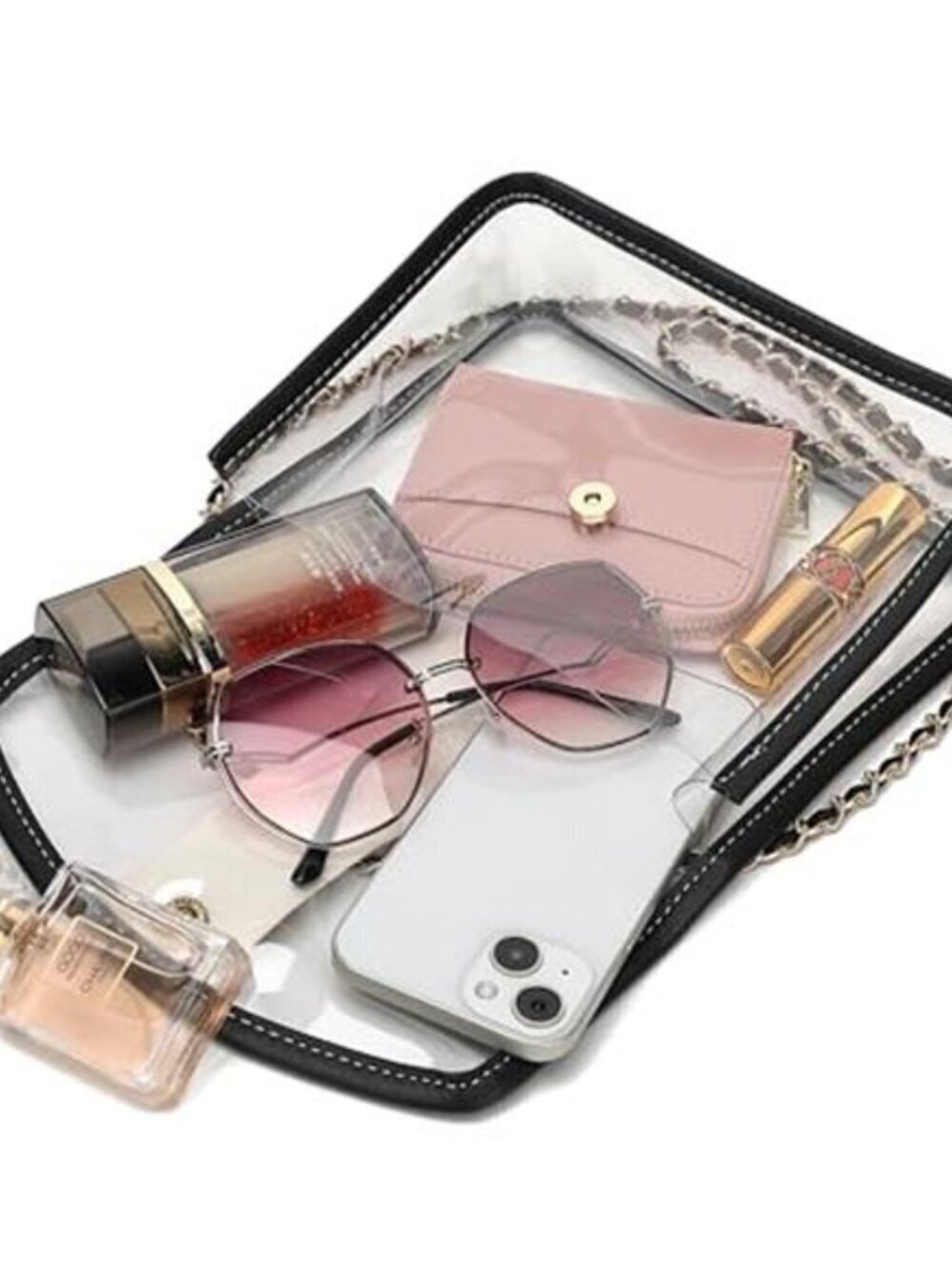 Clear Stadium Crossbody Bag 2-in-1 Concert Sports Approved - Picture 3 of 7